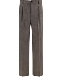 Dries Van Noten - Penrud Straight-Leg Pants Cement - Lyst