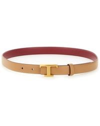 Tod's - Reversible T Timeless Belt Leather - Lyst