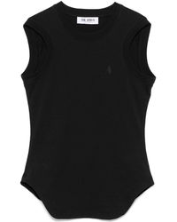 The Attico - Curved Hem Tank Top - Lyst
