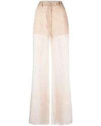Prada - Neutrals Trousers - Lyst