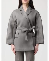 Max Mara - Structured Polyester Robe Jacket - Lyst