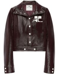 Courreges - Re-Edition Vinyl Jacket - Lyst