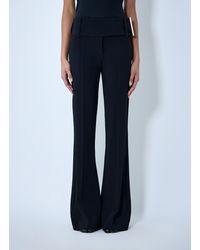 Sportmax - High-Waisted Flared Trousers - Lyst