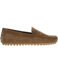Tod's - City Gommino Suede Loafer - Lyst