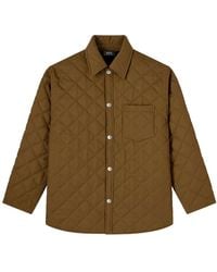 A.P.C. - Georges Quilted Wool Jacket - Lyst