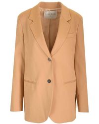 forte_forte - Forte_Forte Viscose Wool Chic Twill Jacket - Lyst