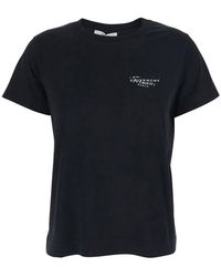 Givenchy - Crew Neck T-Shirt With Logo On Front And Back - Lyst