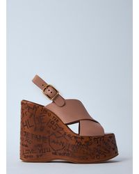 Chloé - Chloã Maxime Wedge Sandal - Lyst