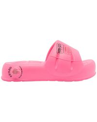 ★25SS Kenzo LOGO PUFFER SLIDE オレンジ カジュアル サンダル LOGO PUFFER SLIDE FF52MU210E50/30 | Bruna Rosso