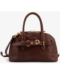 Miu Miu - Aventure Leathr Crossbdy Bag - Lyst