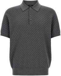 Brioni - Cashmere And Cotton Polo Shirt - Lyst