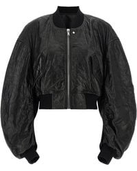 Rick Owens - 'Secchia Cropped Flight' Bomber Jacket - Lyst