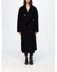 Max Mara - Madame Double-Breasted Long Wool Coat With Belt - Lyst