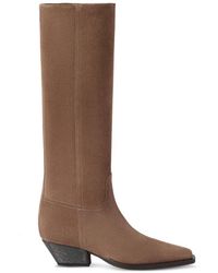 Brunello Cucinelli - Leather Boots - Lyst