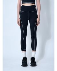 Moncler - Logo Patch Leggings - Lyst
