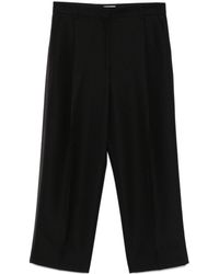 TOTEME - Wool Blend Trousers - Lyst
