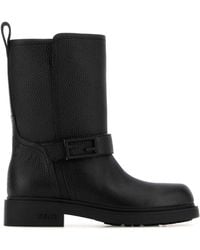 Fendi - Leather Boots - Lyst