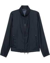 Giorgio Armani - Cashmere And Silk Blend Blouson Jacket - Lyst