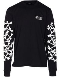 Amiri - Bones Stacked Long Sleeves T-Shirt - Lyst