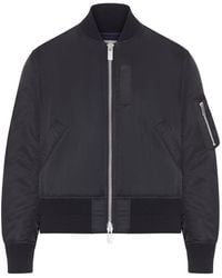 Sacai - Nylon Bomber Jacket With Zip - Lyst