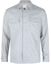 Eleventy - Shirt Jacket With Pockets - Lyst