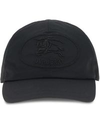Burberry - Knight Stamp Gabardine Baseball Cap - Lyst