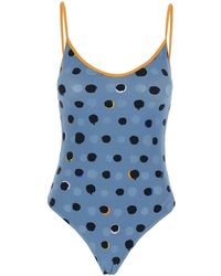 Fendi - And Reversible One-Piece Swimsuit With Spaghetti Stra - Lyst