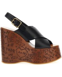 Chloé - Maxime Wedge Sandal - Lyst