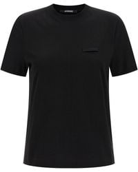 Jacquemus - "Gros Grain" Short-Sleeved T-Shirt - Lyst