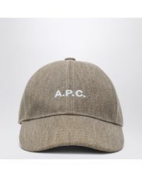 A.P.C. - Charlie Baseball Cap Dark - Lyst