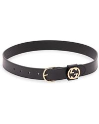 Gucci - 'Interlocking Gg Loop' Belt - Lyst