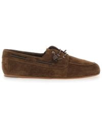 DSquared² - Boat Loafers With Side Lettering Logo - Lyst