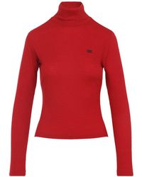Celine - Turtleneck Top - Lyst