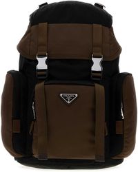 Prada - Two-Tone Re-Nylon Backpack - Lyst