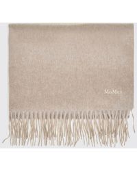 Max Mara - Pure Cashmere Scarf With Fringe Trim - Lyst