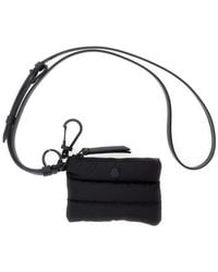 Moncler - 'Caradoc' Cardholder With Logo Patch On The Front And Adjustable And Removable Strap - Lyst