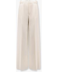 Dior - Dior Flared Virgin Wool And Silk Trousers - Lyst