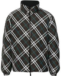 Burberry - Vintage-Check Puffer Jacket - Lyst