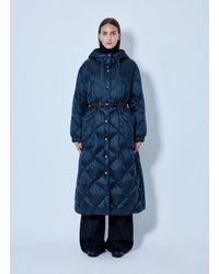 Max Mara - Quilted Hooded Puffer Coat - Lyst