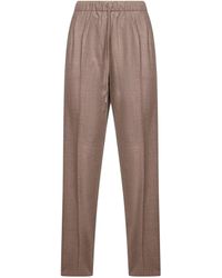 Max Mara - Turtledove Stretch Cashmere Gatti Drawstring Trousers - Lyst