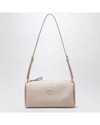 Prada - Cameocolored Satin Pouch - Lyst