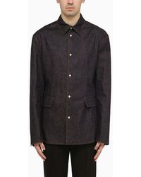 Prada - Denim Shirt Jacket - Lyst