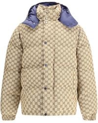 Gucci - Gg Patterned Padded Down Jacket - Lyst