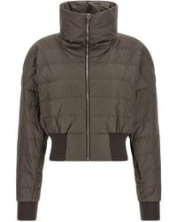 Rick Owens - Moncler + 'Cropped' Down Jacket - Lyst