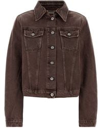 Our Legacy - Brown Denim Jacket - Lyst