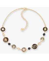 Dior - D-Luck Metal Necklace With Finishes - Lyst