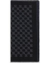 Gucci - Miss Stenny Gg Monogram Wool Scarf - Lyst