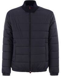 Kiton - Technical Fabric Bomber Jacket - Lyst