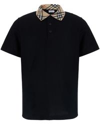 Burberry - Polo Shirt Evan Cotton T-Shirts - Lyst