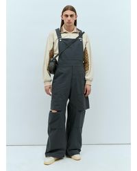 Gucci - Logo Patch Dungarees - Lyst